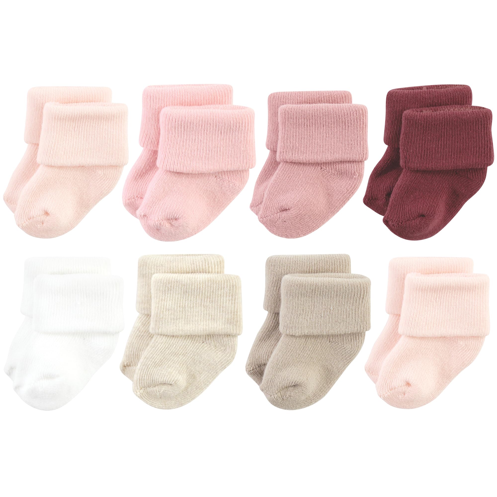 Hudson Baby Baby 8-pack Cotton Rich Newborn and Terry Socks