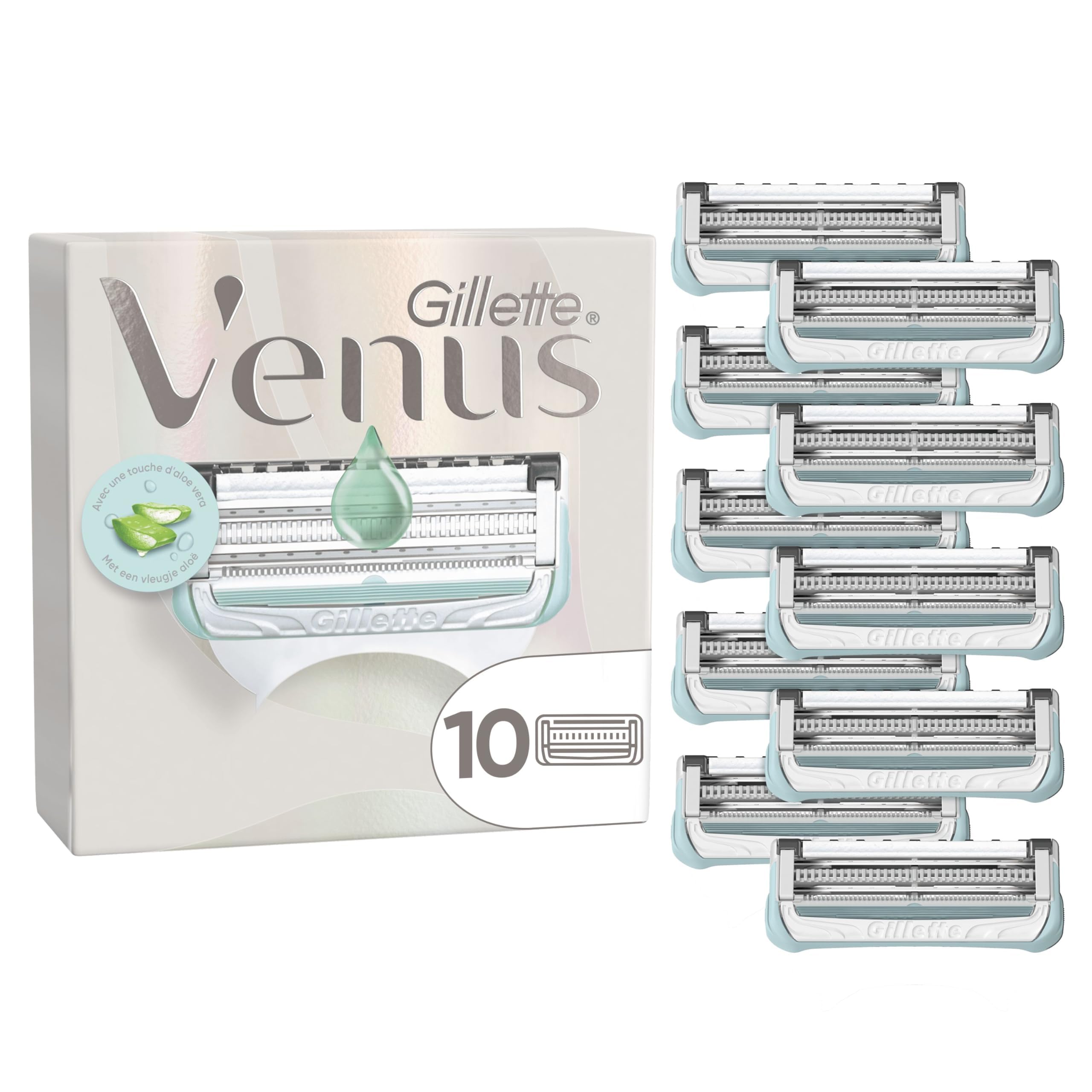 Razor Blade Refills for Women's Pubic Hair, 10 Razor Blade Refills for Pubic Hair & Skin Protection