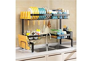 Space-Saving Over the Sink Dish Drying Rack: The Perfect Kitchen Accessory