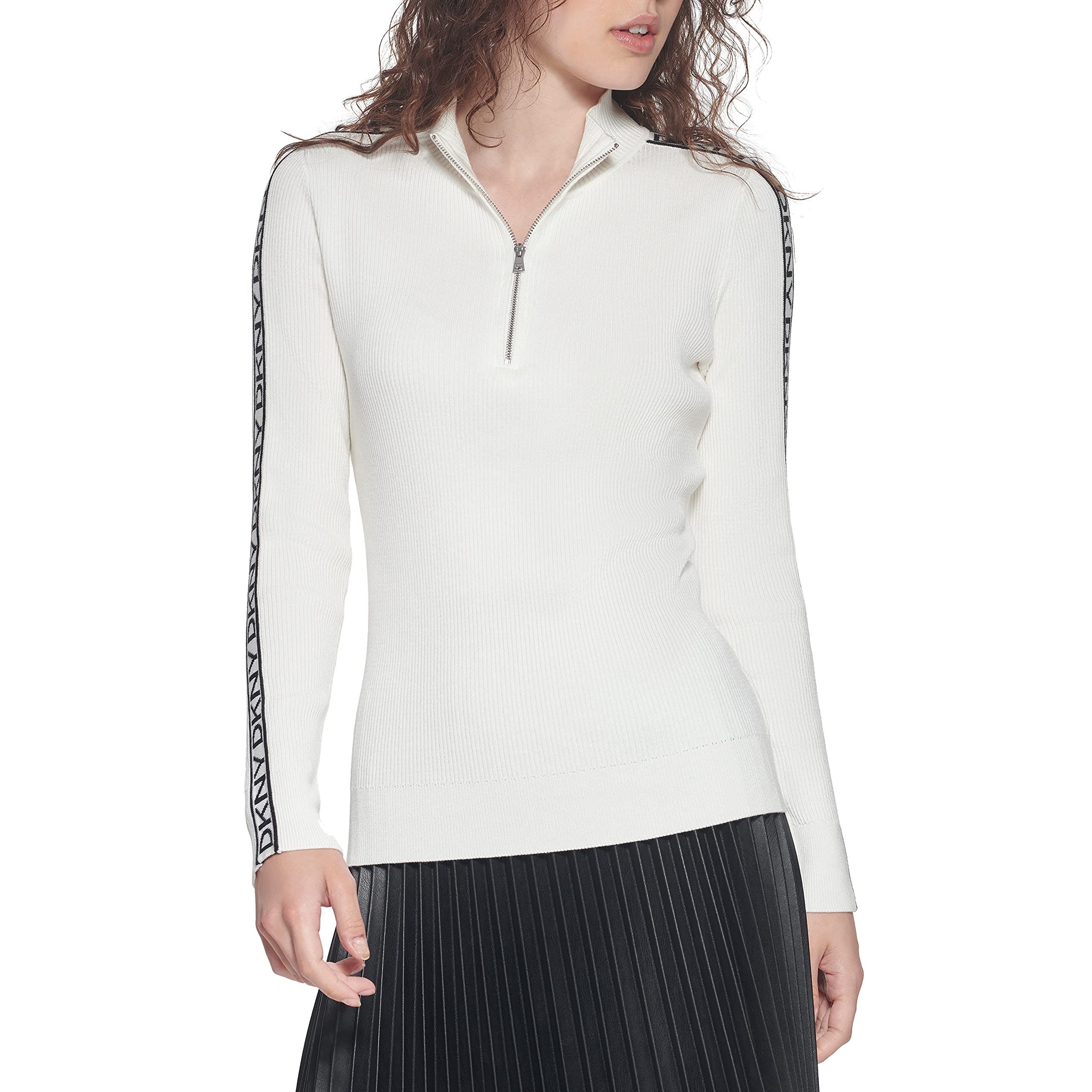 Women's Knit Sweater Top, Light Sand Dune, 12