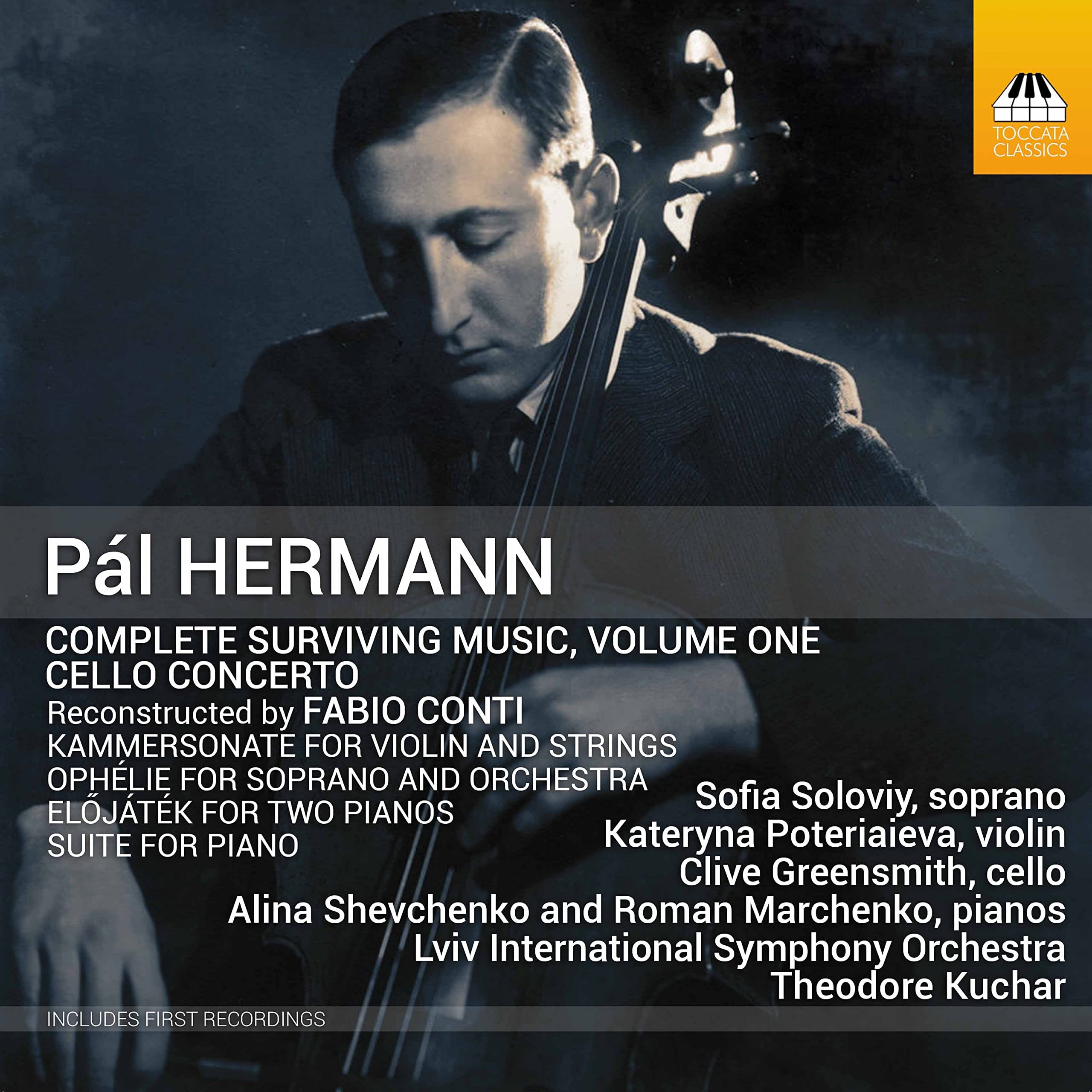 TOCC0443 Lviv Philharmonic Orchestra Pal Hermann: Complete Surviving Music, Vol