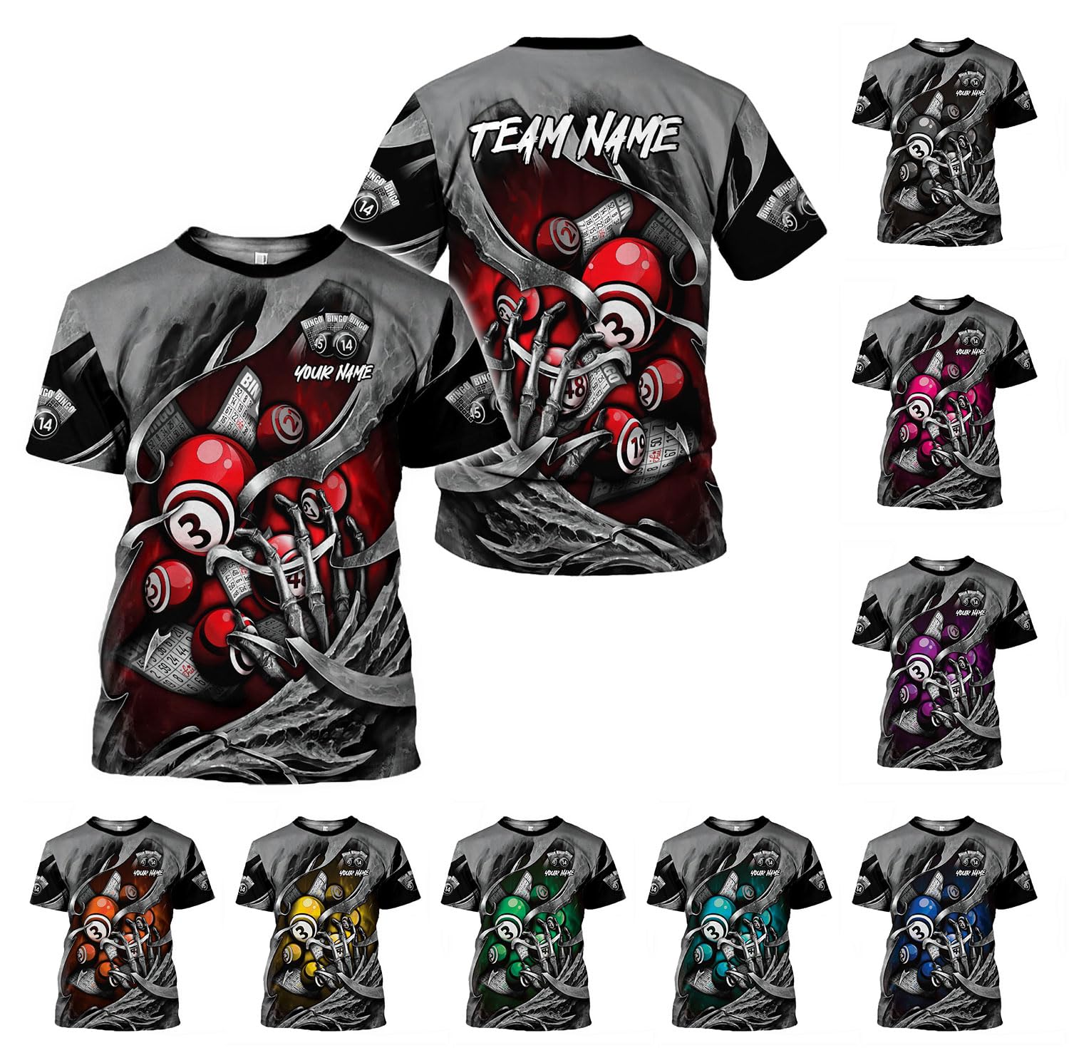 T-Shirt Custom Bingo Polyvalent : Confort et Performance en Plein Air