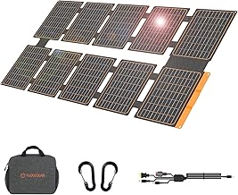 FlexSolar 100 W Foldable Solar Panel, USB-C/USB-A/DC Output, Solar Charger, IP67 Waterproof, Dustproof, Earthquake, Disaster, Power Outage, For Outdoor Phone, Pad, Laptop, Android Compatible