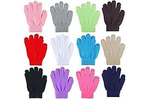 12 Pairs Kid's Winter Magic Gloves