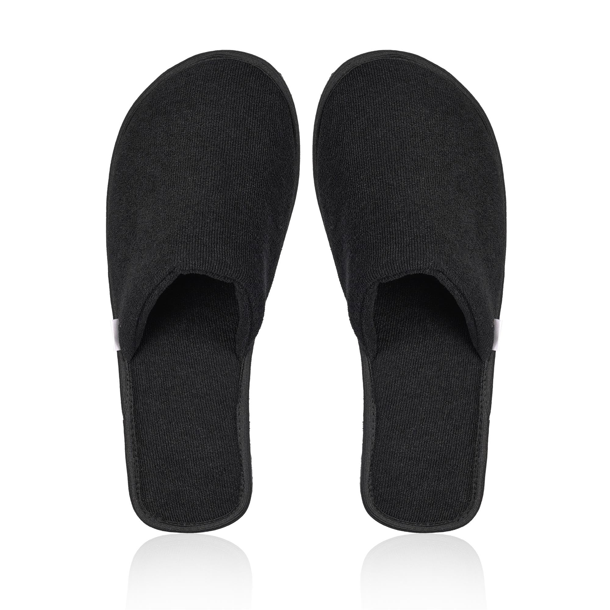 MIFUZI Men's Home Slippers Winter House Indoor Bedroom Room Soft Warm Woolen Cloth Slippers Comfortable Lightweight Anti Skid