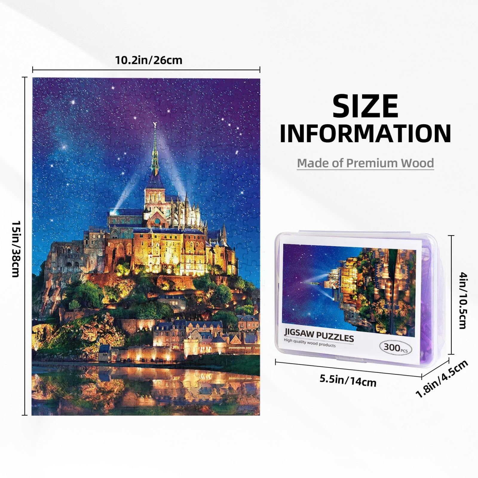 Amazon.co.jp: 300ピース ジグソーパズル 星空の下のモンサン