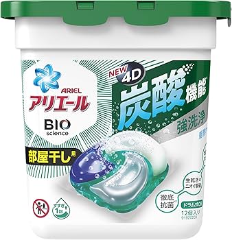 アリエール　ジェルボール　部屋干し　64個 10袋 Amazon | アリエール ジェルボール4D 洗濯洗剤 部屋干し本体 12個