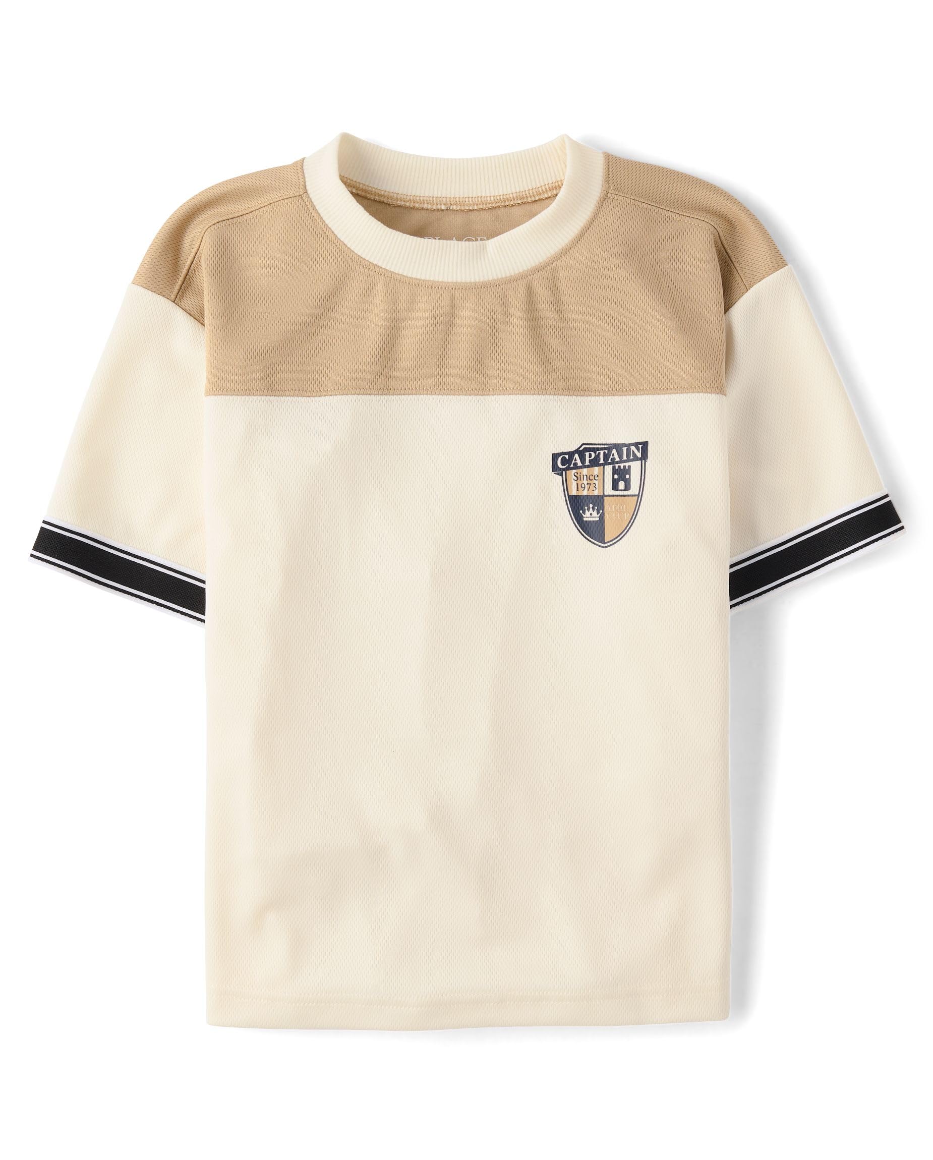 The Children's Place Fußballtrikot für Jungen, kurzärmelig, schnell trocknend