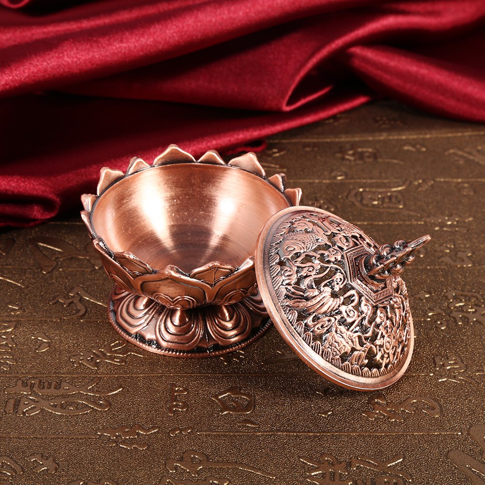 Amazon.com: Metal Incense Cone Holder, Lotus Bowl Design, Zinc