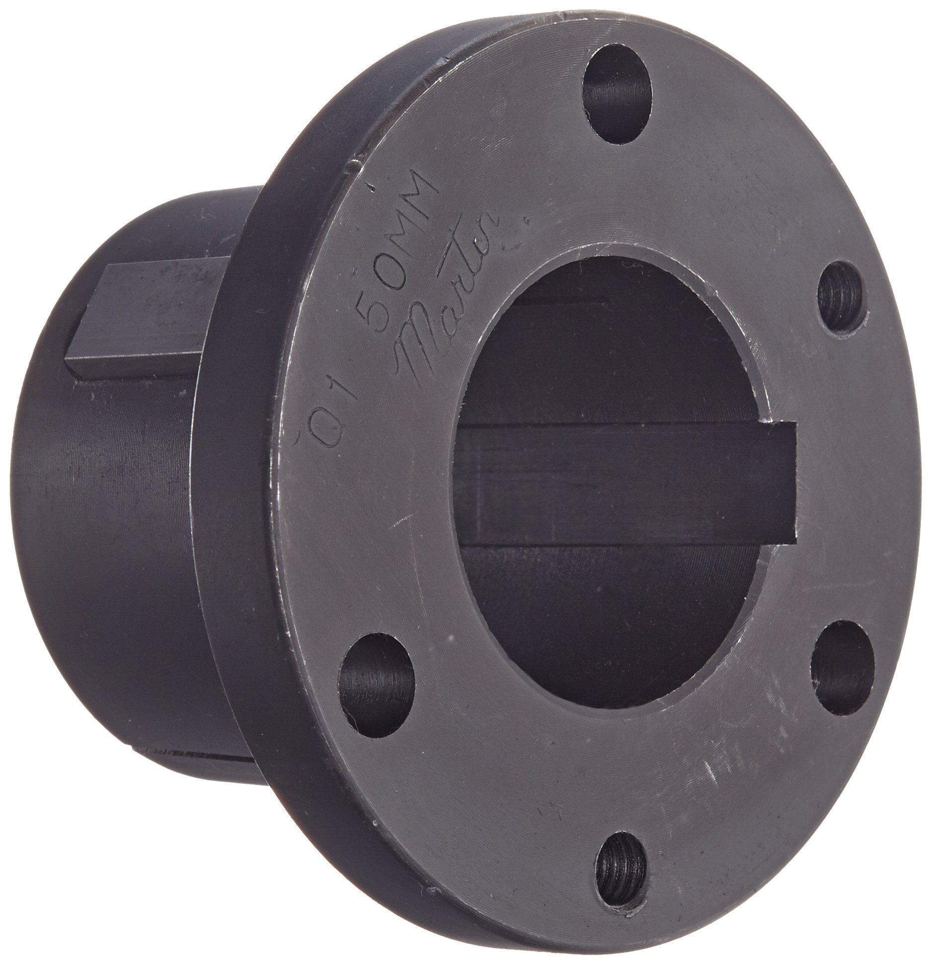 Martin Q1 50MM MST Bushing, Ductile Iron, Metric, 50 mm Bore, 73.025 mm OD, 63.5 mm Length