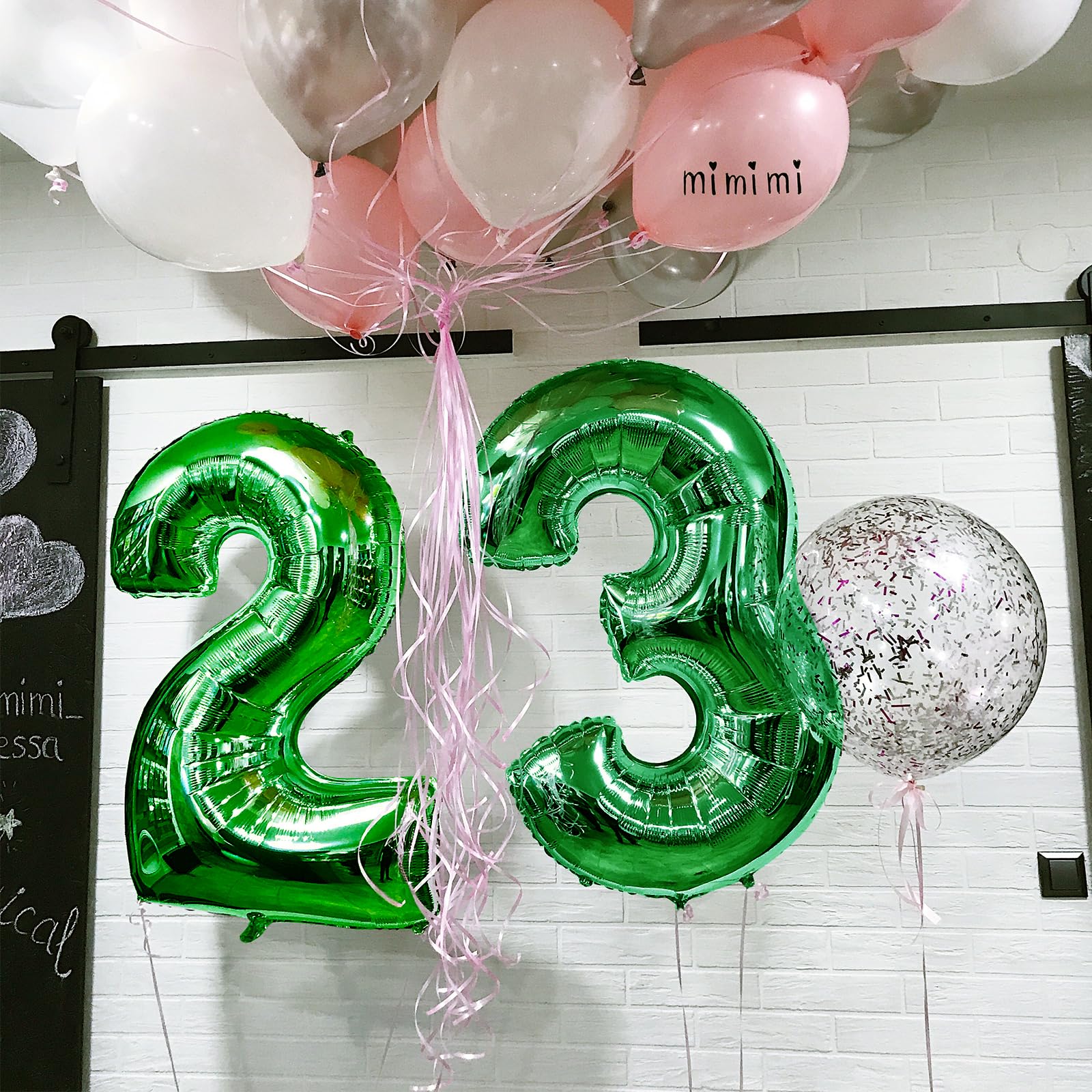 Amazon | Iyovgoo 数字 バルーン 5 誕生日 風船 バースデー 飾り