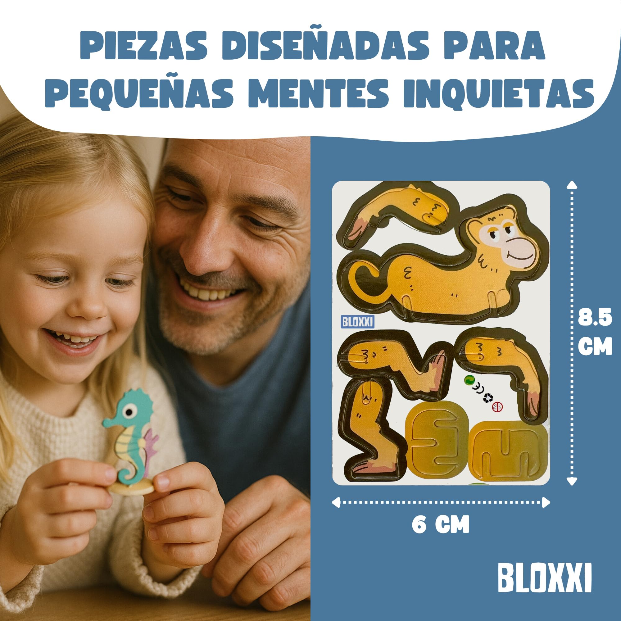 Set 25 Puzzles 3D para Niños – Actividad Educativa y Creativa – Regalitos Originales para Fiestas, Piñatas y Cumpleaños Infantil – Regalo Ideal para Invitados y Colegios (Animales)