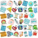 Giegxin 40 Pcs Funny Nurse Enamel Pins Nursing Medical Brooches for Backpacks Cute Novel Lapel Pins Bulk Humorous Nurse Badge Accessories for Paramedic Registered Doctor Healthcare Medical Gift