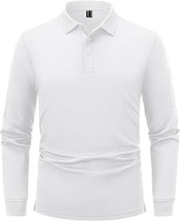 Sponsored You’re seeing this ad based on the product’s relevance to your search query.Learn more about this advertisement TACVASEN Men's Polo Shirt Long Sleeve Golf T-Shirts Tactical Shirt Lightweight Breathable Casual Shirts with Glasses Holder