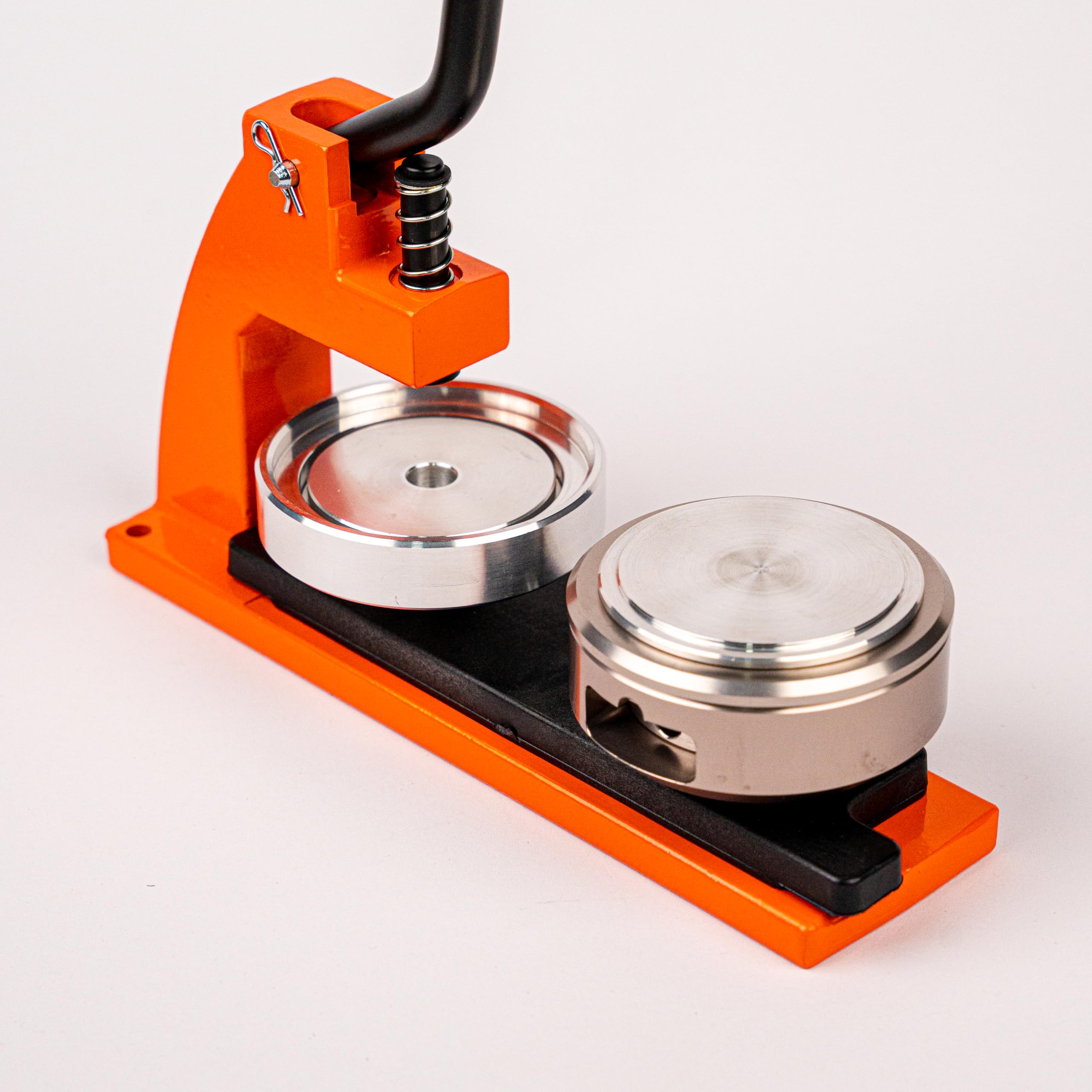 Maquina Hacer Chapas 58mm | Maquina Chapas con 500 Chapas | Maquina de Chapas con Cortador Circular | Intercambiable con 25mm + 38mm + 45mm + 77mm | Maquina Para Hacer Chapas | Maquina de Hacer Chapas