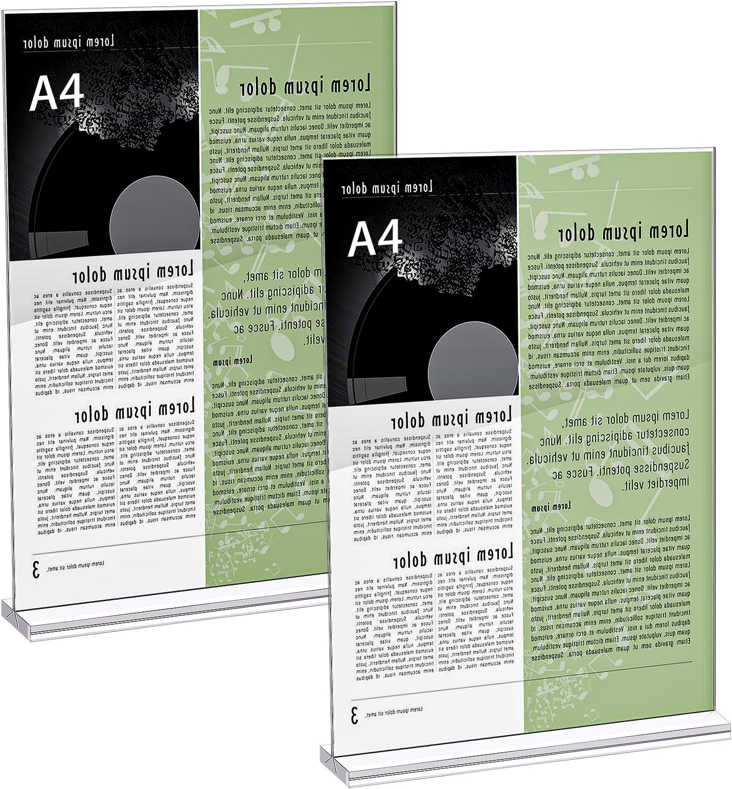 Extrumol - Espositore Da Tavolo Verticale Double Face In