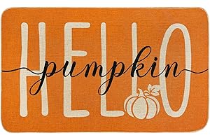 AnyDesign Pumpkin Floor Mat: Enhance Your Autumn Decor with Warmth and Charm