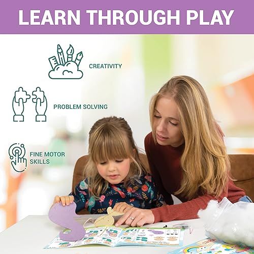 Miniatura 3 de Craftorama Kit de costura para niños, divertido y educativo juego de manualidades de cuento de hadas para niños y niñas de 7 a 12 años, kit de