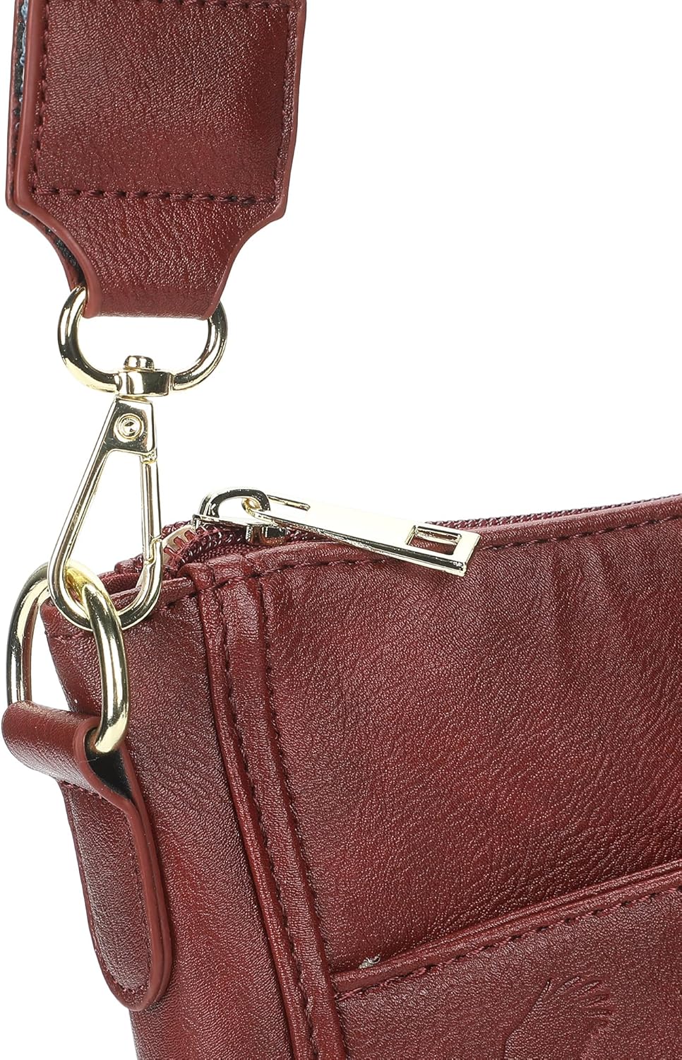 Harry Potter Hogwarts Crest 9.75" Women's Maroon Crossbody Bag