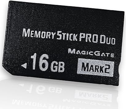16GB High Speed Memory Stick for Pro Duo Mark2 - PSP and Camera Memory Card