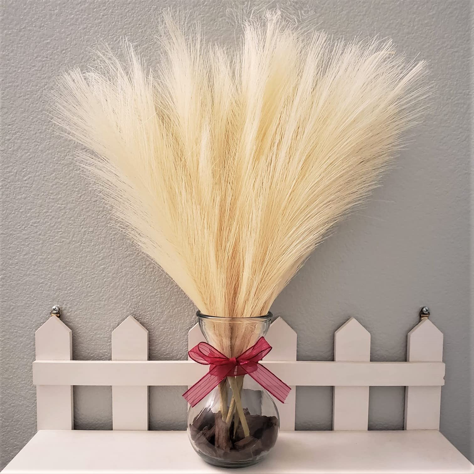 Buy GIVON JOHN Pampas Grass Decor Faux Grass Dried Pampas Grass Tall
