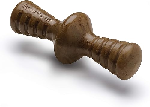 Vista 10 de Benebone Zaggler - Juguete masticable para perros masticadores agresivos, tocino real, fabricado en Estados Unidos, mediano (paquete de 2)
