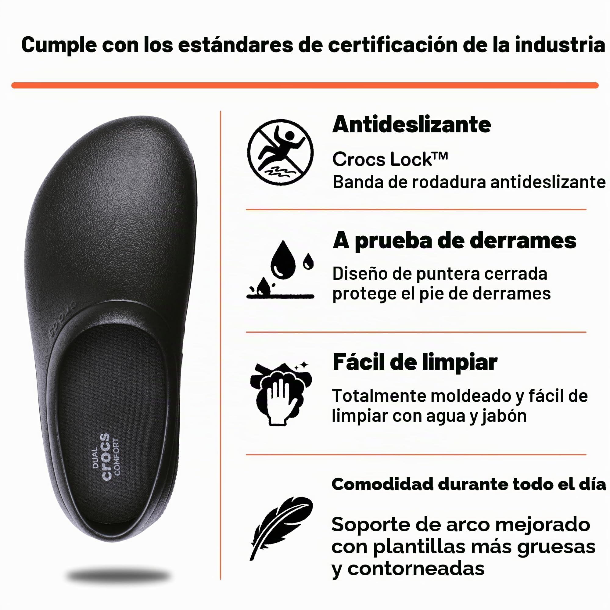 Crocs Unisex-Adult On The Clock Work Slip On
