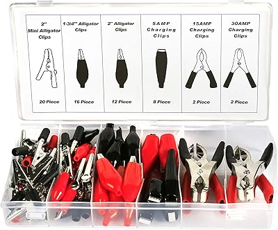 VCT 60PC PIECE ALLIGATOR CLIP/CLAMP CONNECTOR ASSORTMENT SET