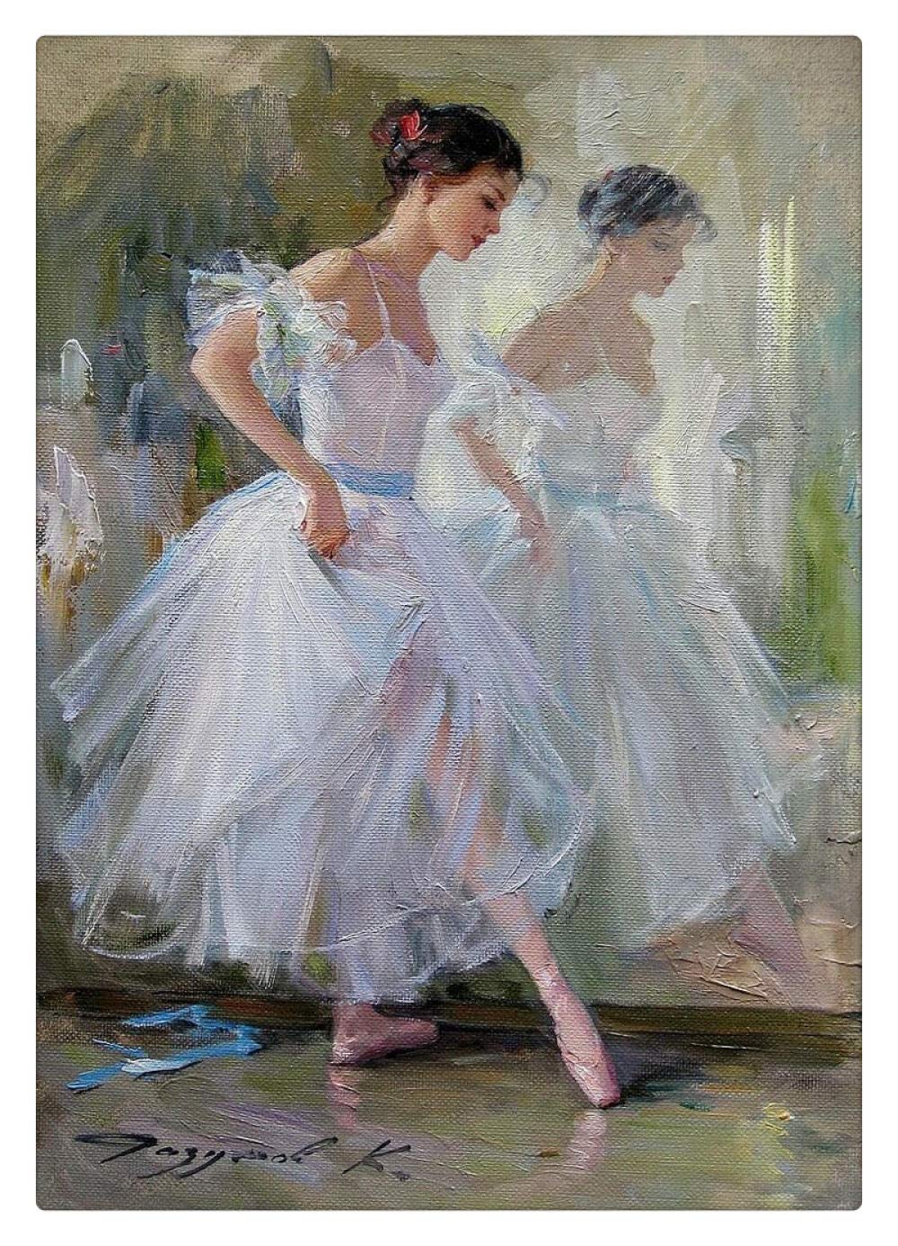 2000 Piece Jigsaw Puzzles For Adults,Home Decor Paintings, Posters - Beautiful Ballerina Dancing Girl 100x70CM
