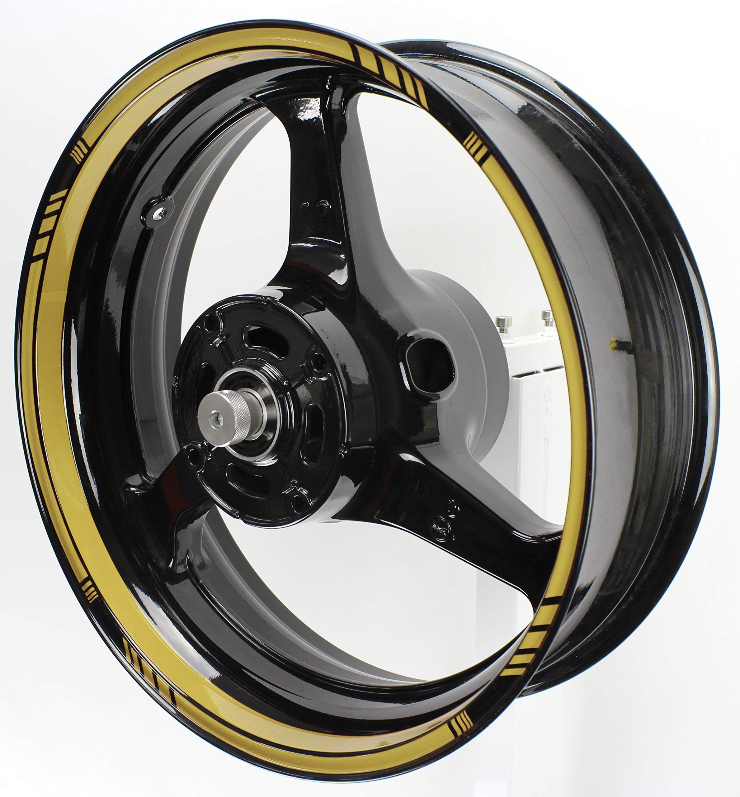 Amazon | AxxL バイク用 17インチ カスタム 極太 リムステッカー STD1