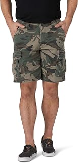 Wrangler Authentics Men's Cargo Shorts with Stretch, 10-inch Inseam, 6 Pockets