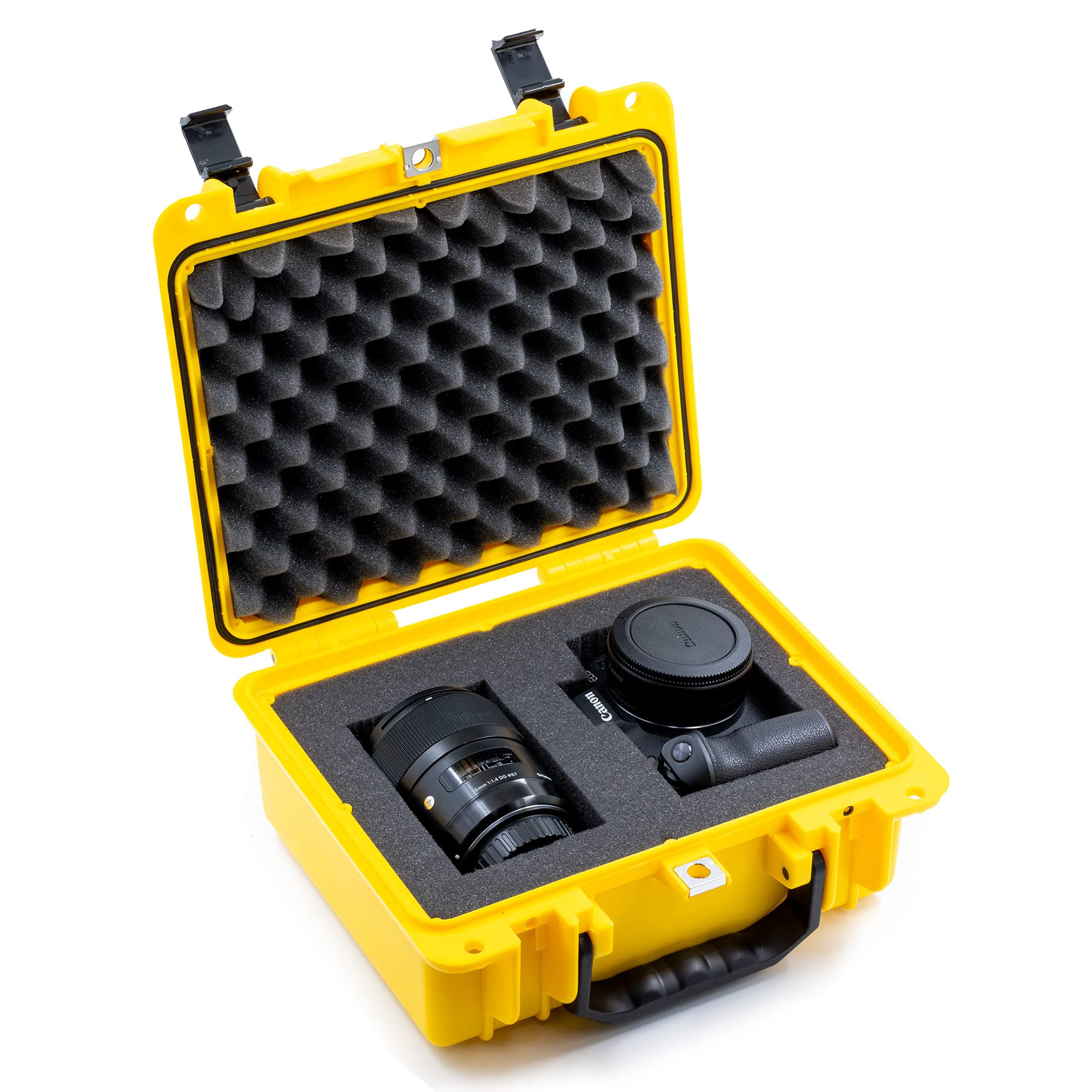 Evergreen 300 - USA Made Mil Spec Single Camera or Single Pistol Case - Hard Protective Case for Storage and Travel. Includes Pick & Pluck Foam