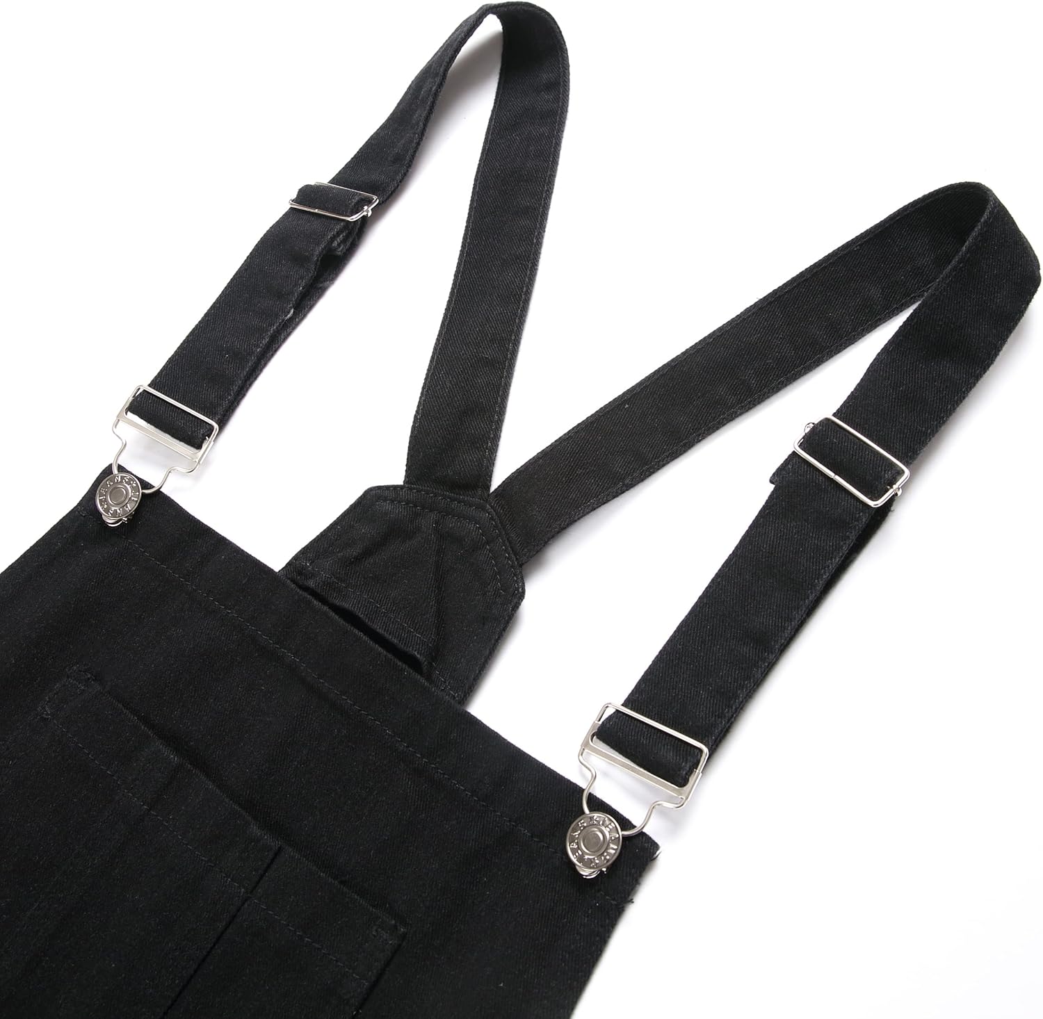 LONGBIDA Men's Denim Bib Overalls Relaxed Fit Fashion Jean Jumpsuit - Image 7