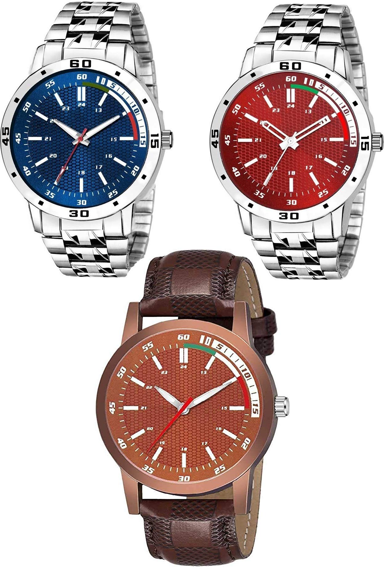 Believe Combo of 3 Different Analogue Watch for Men and Boys (B08QJLS6NX) Amazon Price History, Amazon Price Tracker