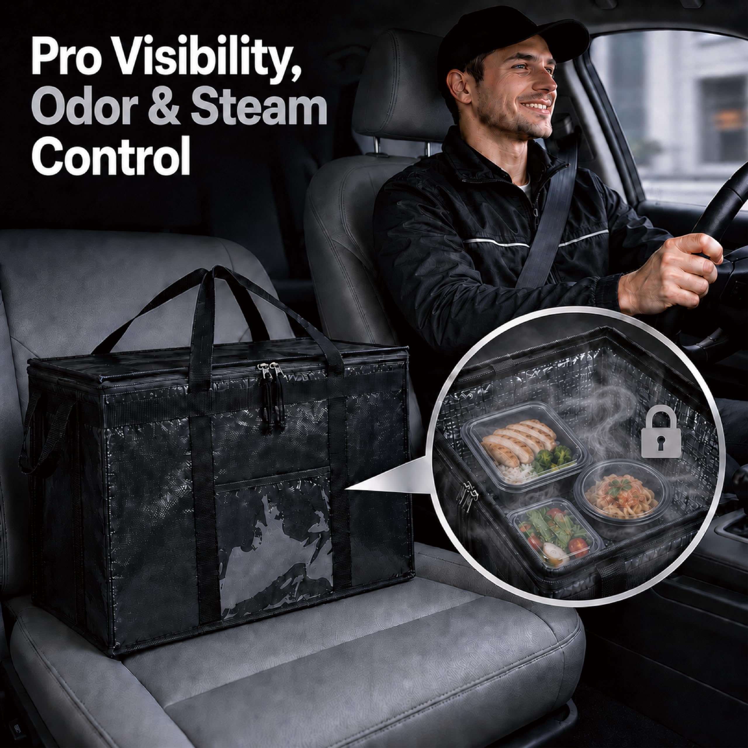 NZ home Standard Food Delivery Bag and Insulated Grocery Bags