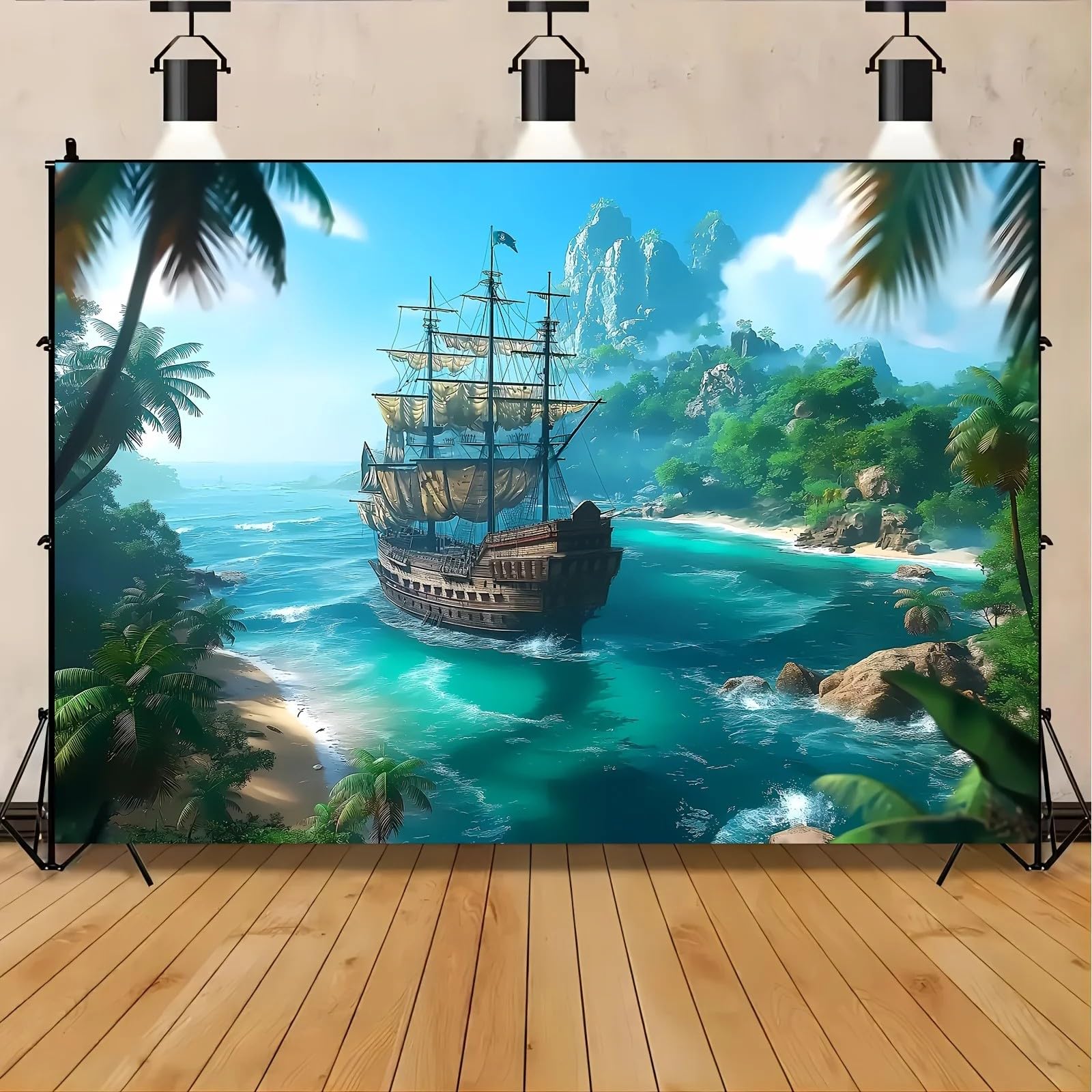 Wielofunkcyjne tło fantazyjne z winylu – idealne do fotografii, dekoracji ścian, baner imprezowy 440 x 300 cm