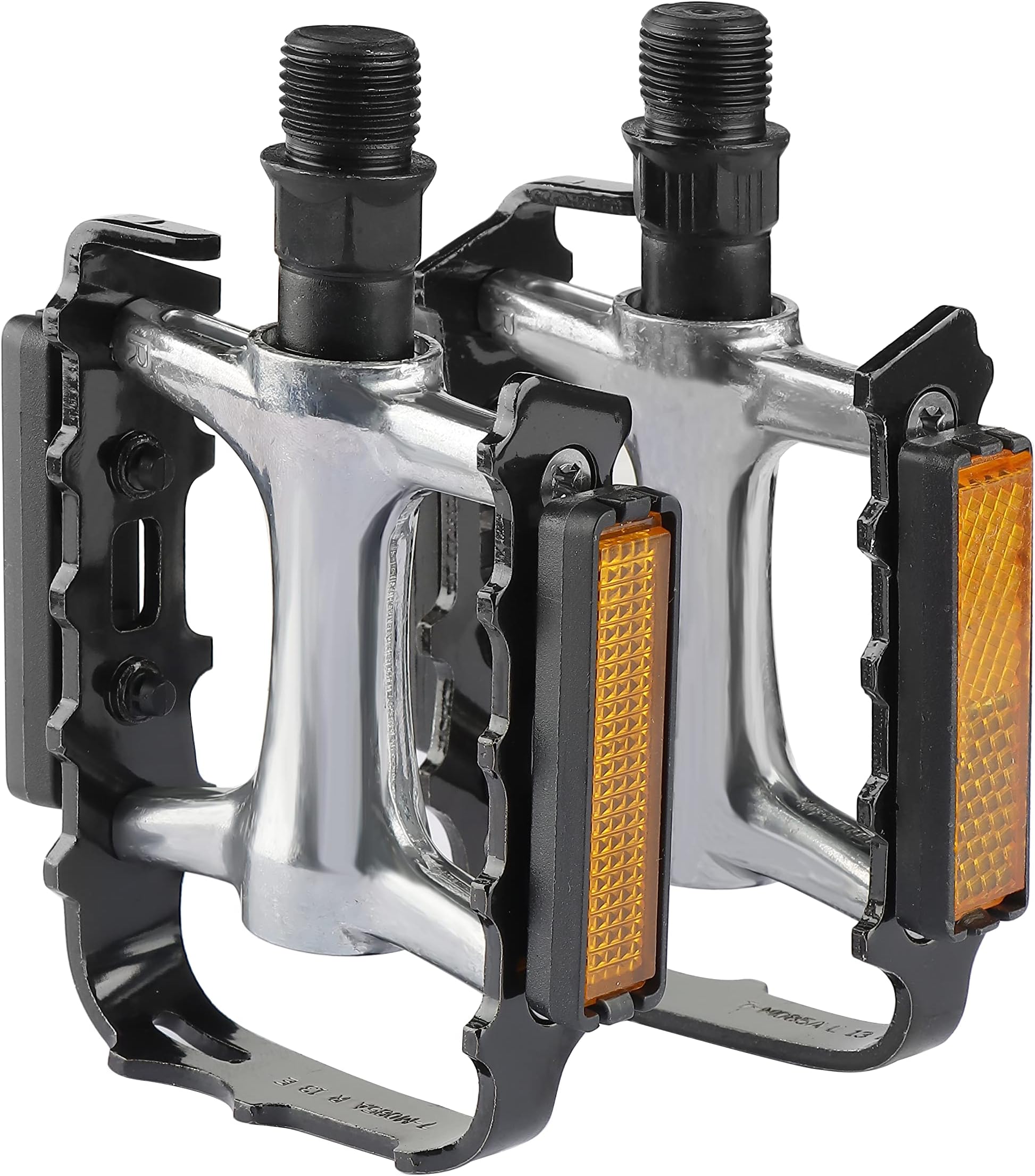 Hycline Bike Pedal,Bicycle Pedal Sets, 9/16'' Non-Slip Aluminum Replacement Pedals