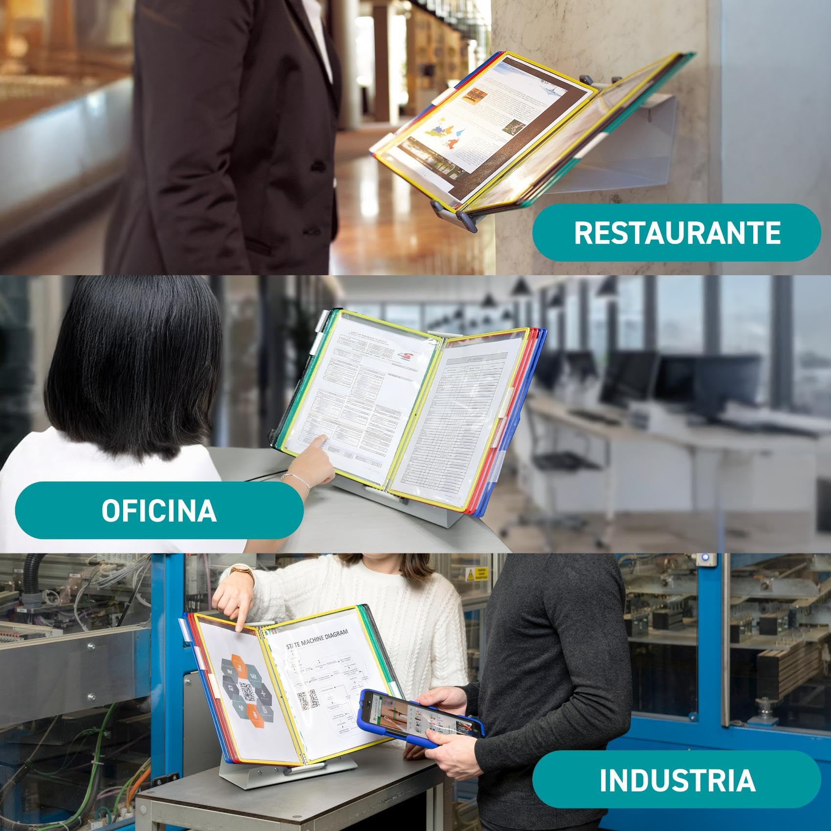 TARIFOLD 434109 - Clasificador de 10 fundas