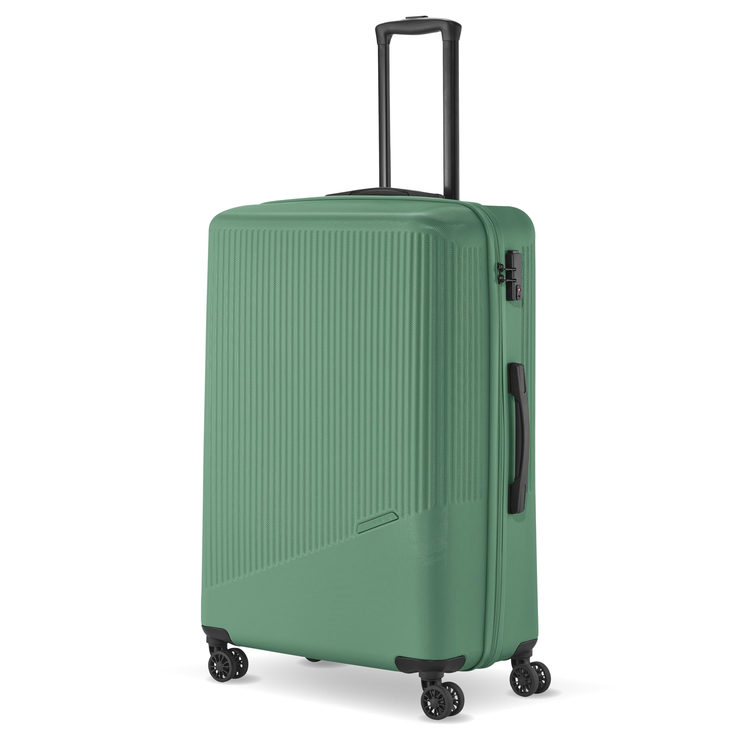 Travelite 4-Rad Hartschalenkoffer groß 96 Liter, Gepäck Serie Bali: ABS Hartschalen Trolley mit TSA Kombinationsschloss, 77 cm
