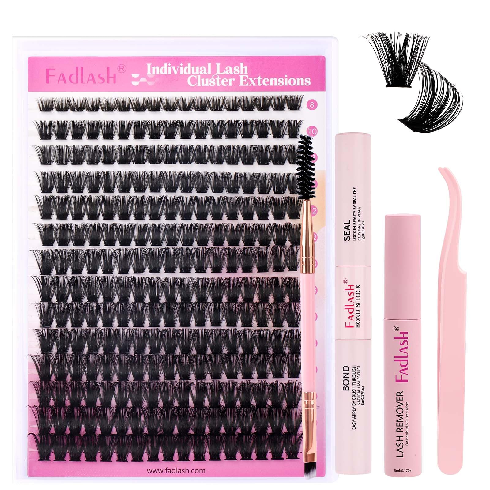 FADLASH Lash 120pcs 0.07mm D Curl 8-16mm 40D Mixed Trays Customizable DIY Eyelash Extensions for Beginners — view 77