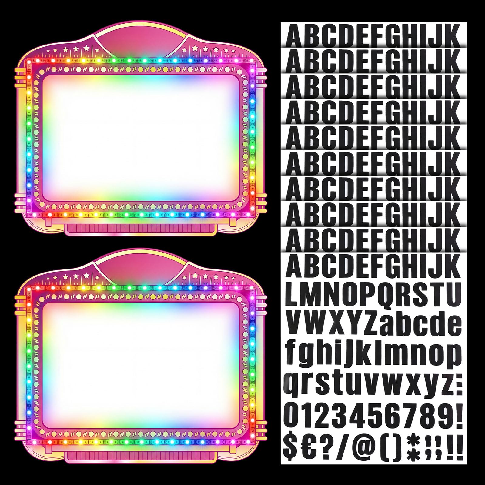 Photo 1 of Dunzoom RGB LED Bottle Service Sign (2 Pcs)