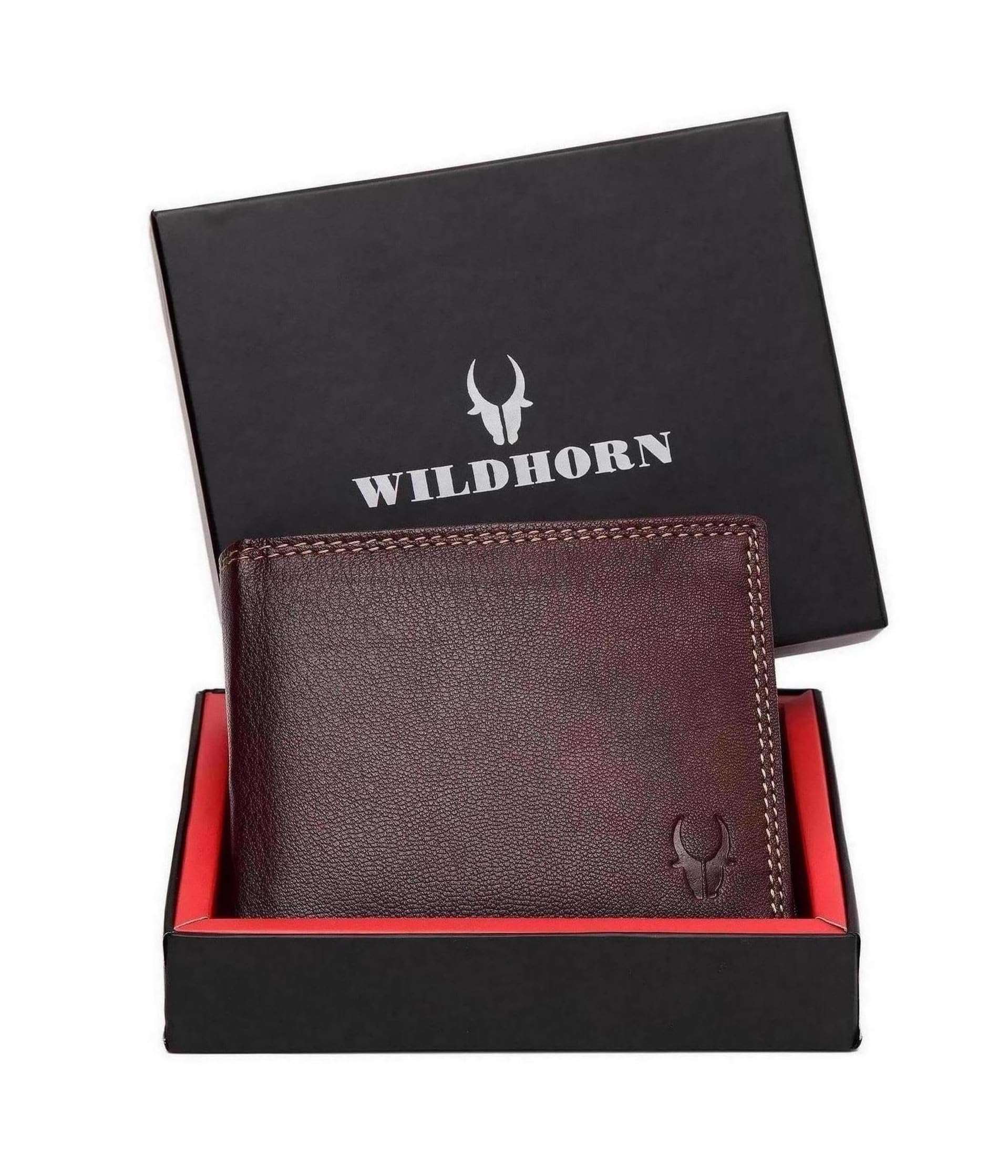 RFID Protected Genuine Leather Wallet for Men's