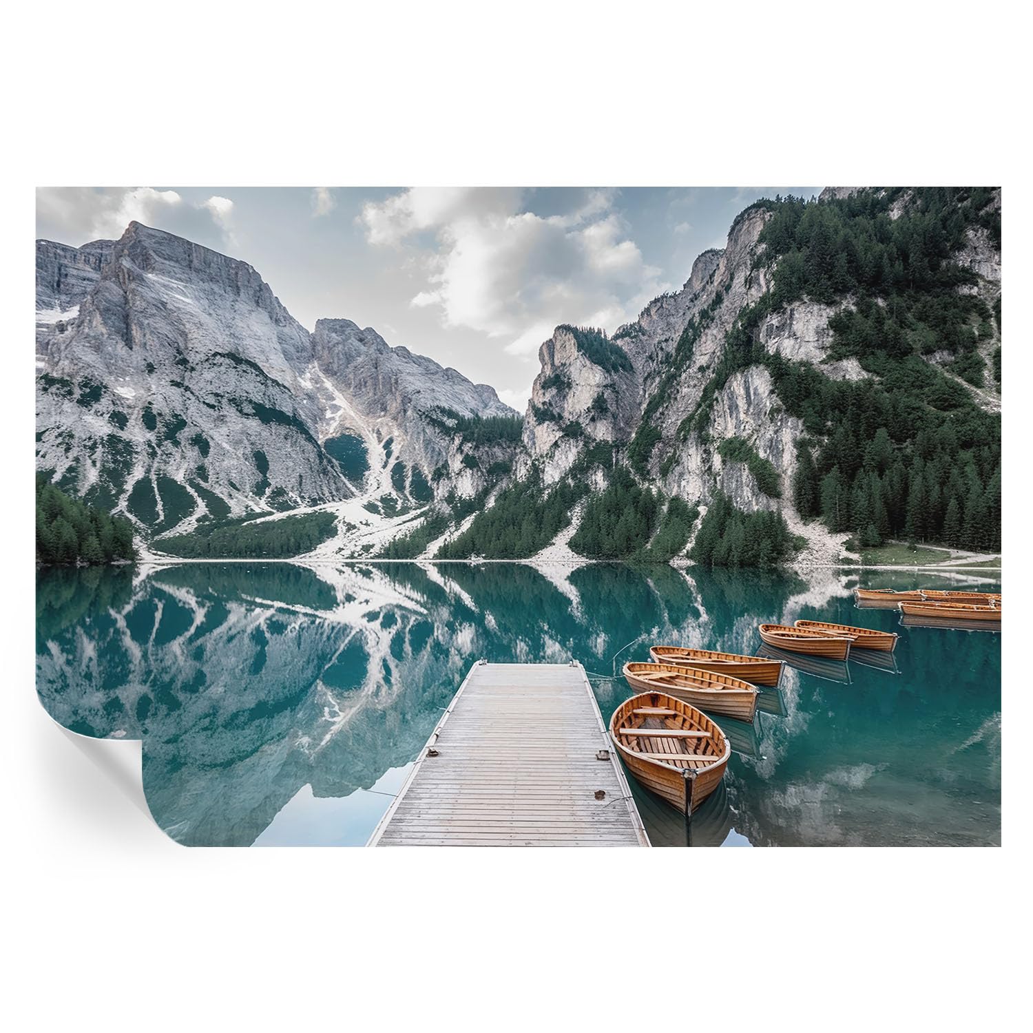 Cubiertas decorativas con diseño panorama de montaña de gran formato