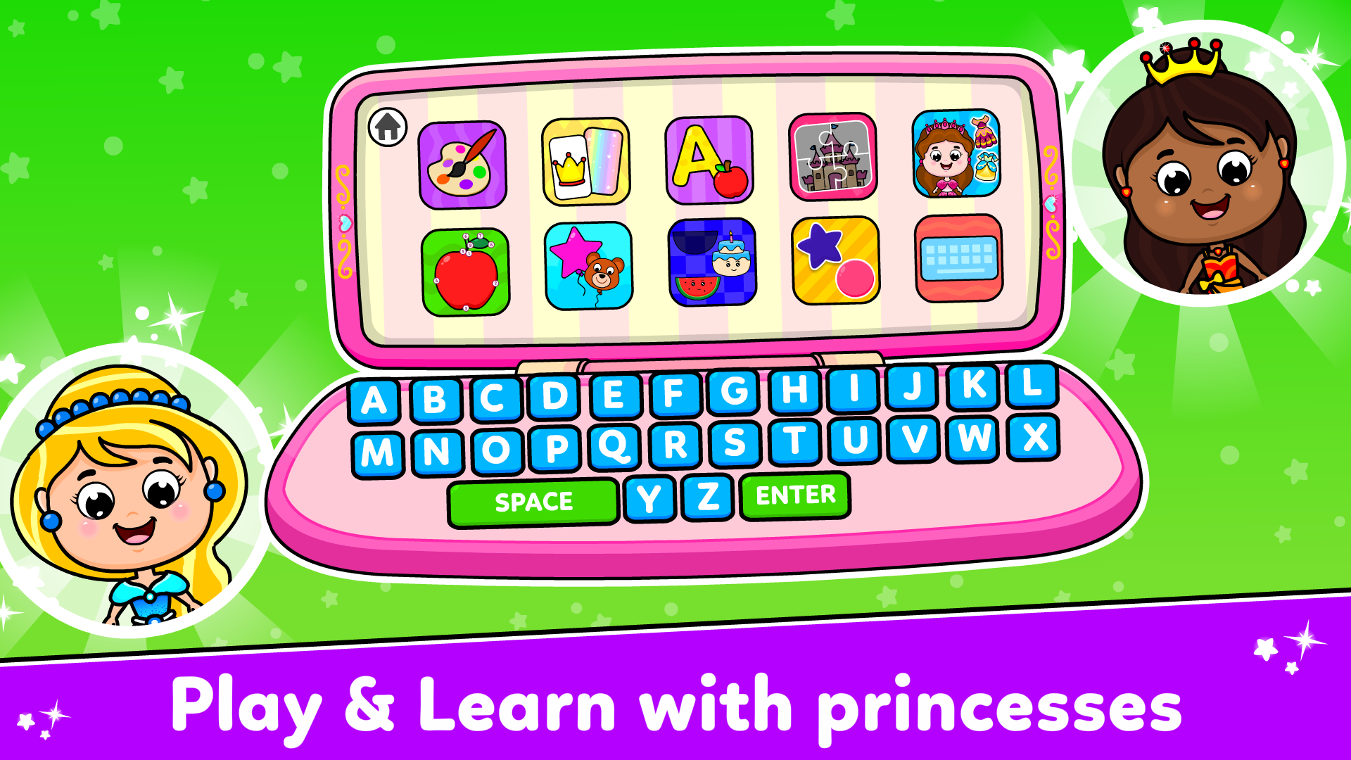 Timpy Computer Princess Games For Girls Free Baby Games For 1 Year