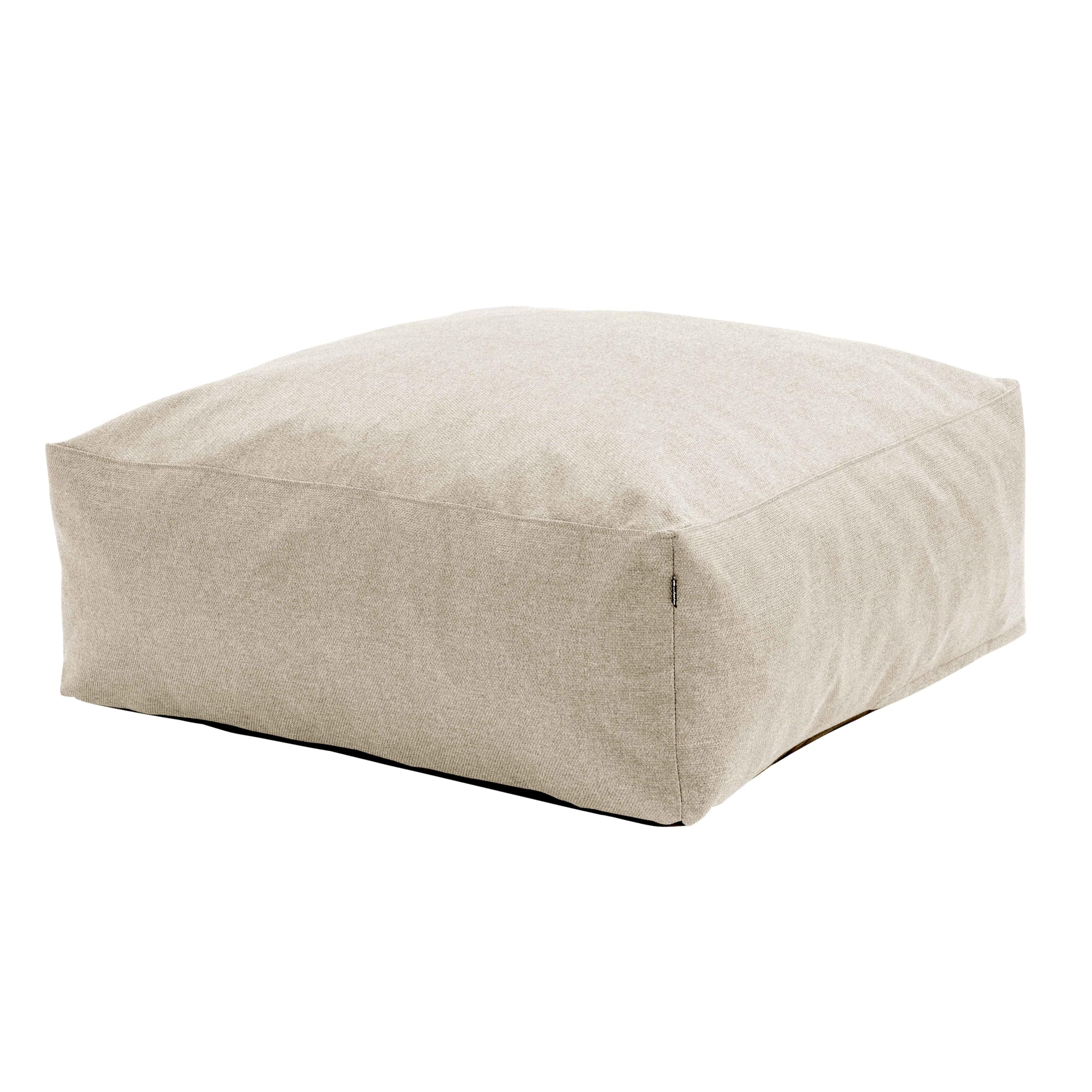Oviala Pouf de Jardin pour canapé modulable Beige - Mixi