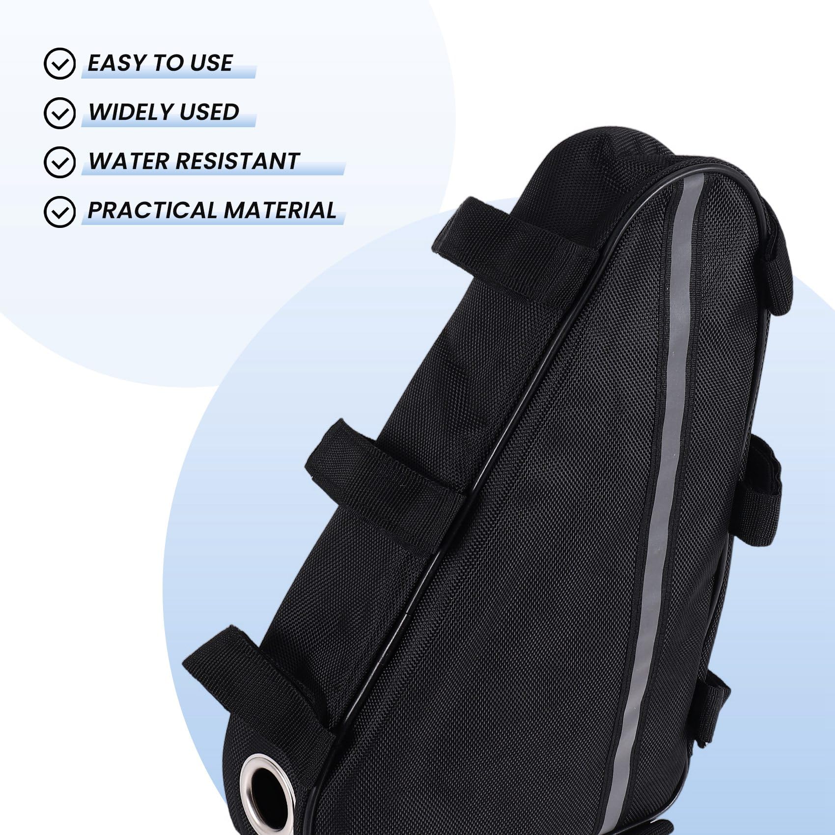 Quzzie Sac de Guidon de Vélo Sac de Vélo de Montagne et de Route Sac de Cyclisme Sac Portable Pochette de Rangement pour Cadre avant de Vélo pour Cyclisme d'Affaires Quzzie Sac de Guidon de Vélo Sac de Vélo de Montagne et de Route Sac de Cyclisme Sac Portable Pochette de Rangement pour Cadre avant de Vélo pour Cyclisme d'Affaires