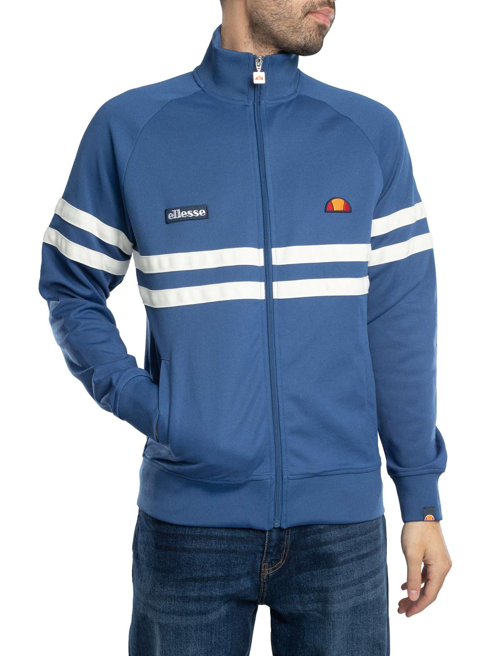 Ellesse Men's Navy/Off White Rimini Track Jacket, Xxl