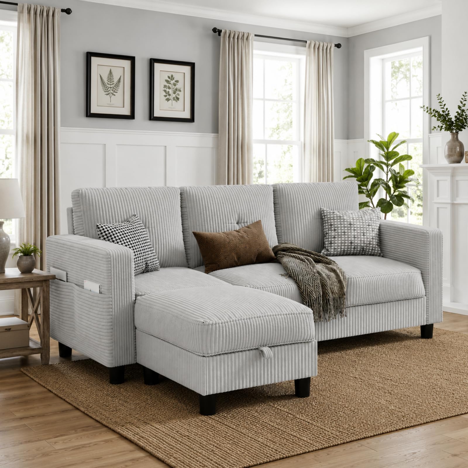 JAMFLY 77 Convertible Sectional