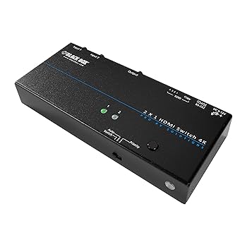 Blackbox VSW-HDMI4X1-4K 4K HDMI スイッチ Black Box VSW-HDMI2-4X1 Video Switch | Westward Sales