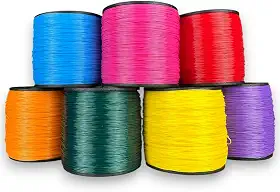 Linha Fio de Nylon 500 jardas Roquinha Para Pipa e Pesca 1 Unidade Cor Sortida